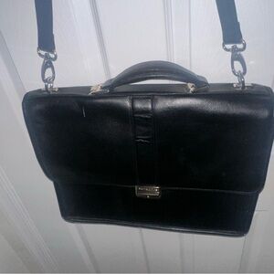 Samsonite Black Leather Men's Briefcase
